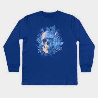 Vita brevis in blue Kids Long Sleeve T-Shirt